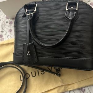 Louis Vuitton Alma BB Black Epi